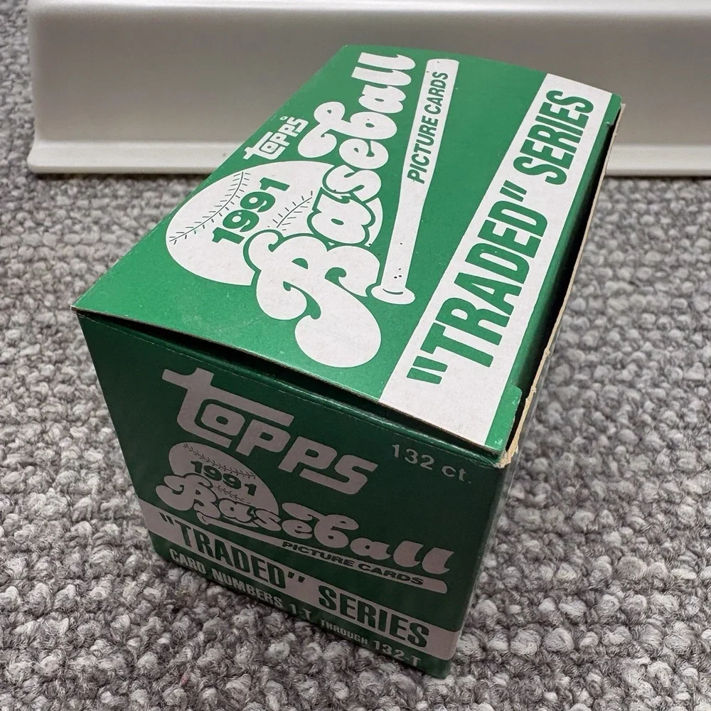 1991 Topps Baseball Traded Series Complete Set 132 cards‎ EXC